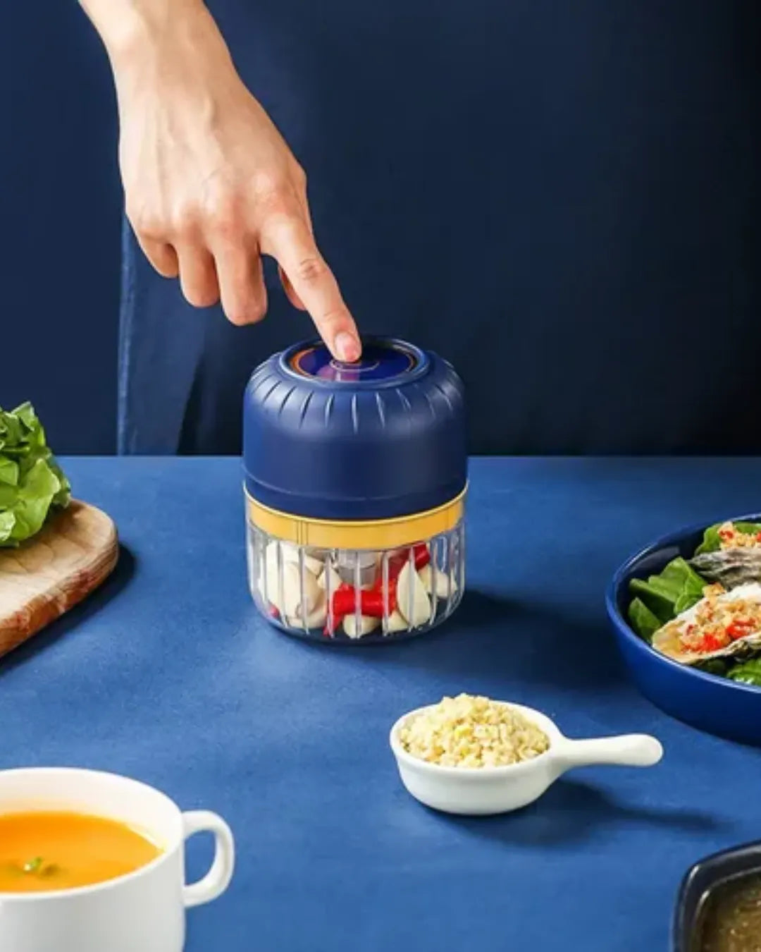 Portable  Electric Garlic Crusher Quick Loop