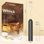 Mini Handheld Coffee Baking At Home Milk Frother Electric Stirring Rod Quick Loop
