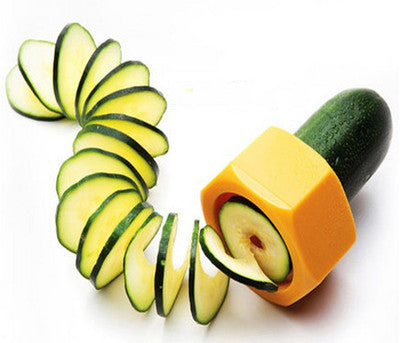 Kitchen Gadgets Spiral Knife Vegetable Cutter Kitchen Fixture Cucumber Slicer Quick Loop
