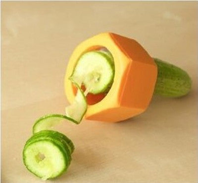 Kitchen Gadgets Spiral Knife Vegetable Cutter Kitchen Fixture Cucumber Slicer Quick Loop