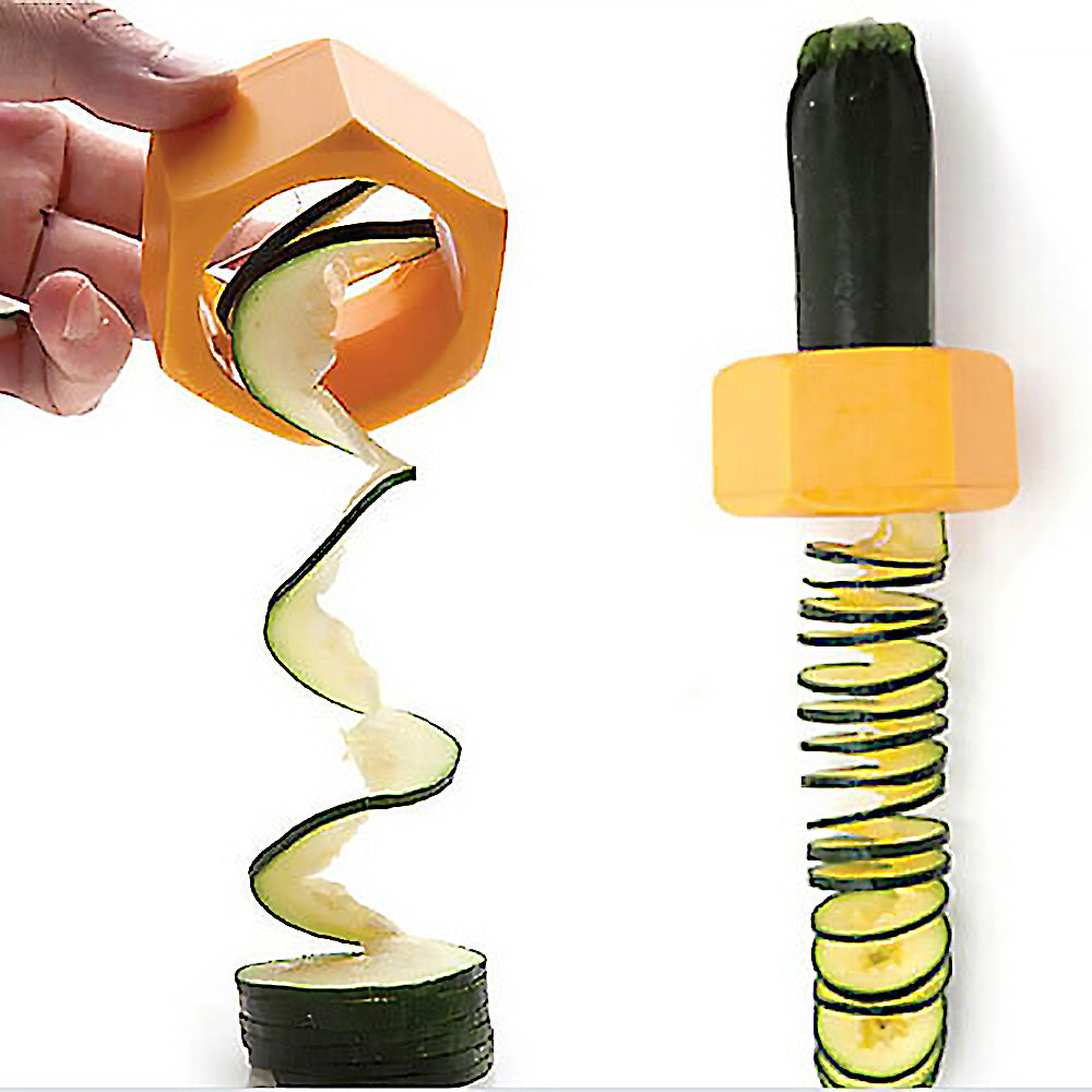 Kitchen Gadgets Spiral Knife Vegetable Cutter Kitchen Fixture Cucumber Slicer Quick Loop