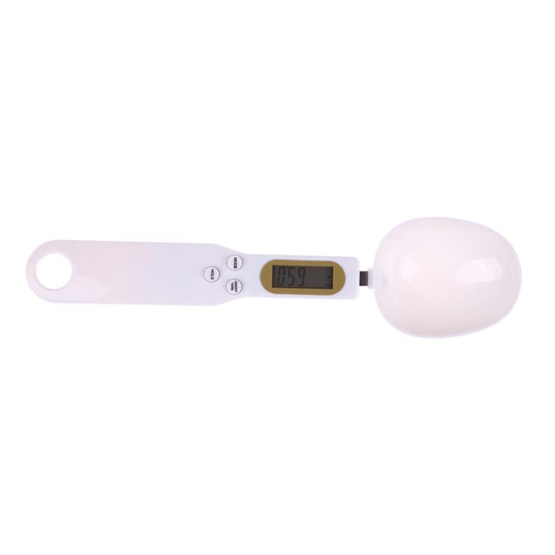 LCD Digital Kitchen Scale Electronic Cooking Food Weight Measuring Spoon Grams Coffee Tea Sugar Spoon Scale Kitchen Tools Quick Loop