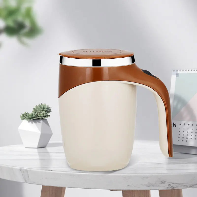 Rechargeable Model Automatic Stirring Cup Coffee Cup High Value Electric Stirring Cup Lazy Milkshake Rotating Magnetic Water Cup Quick Loop