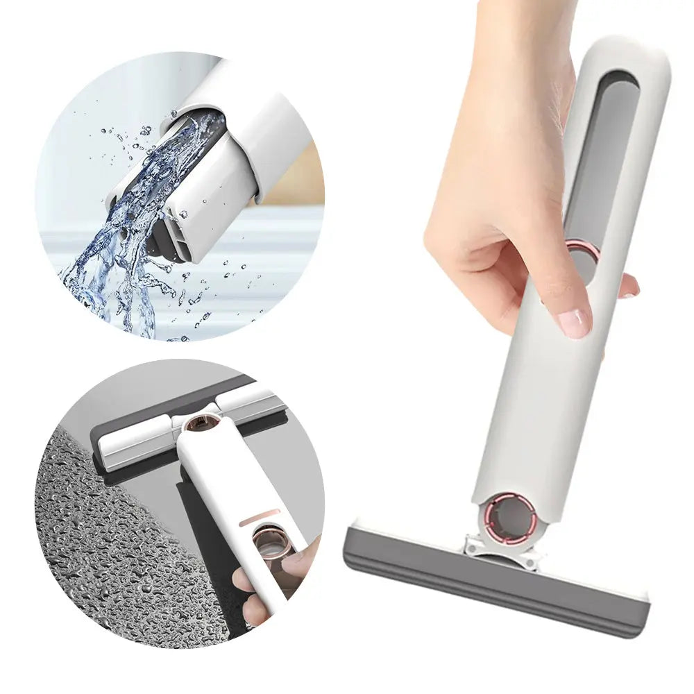 Mini Mops Floor Cleaning Sponge Squeeze Mop Household Cleaning Tools Home Car Portable Wiper Glass Screen Desk Cleaner Mop Quick Loop