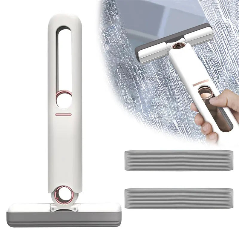 Mini Mops Floor Cleaning Sponge Squeeze Mop Household Cleaning Tools Home Car Portable Wiper Glass Screen Desk Cleaner Mop Quick Loop