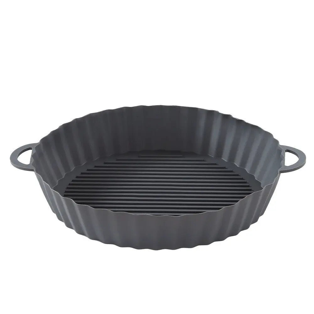 Air Fryer Tray Silicone Kitchen Supplies AirFryer Silicone Pot Grill Pan Accessories Disposable Paper Liner Quick Loop