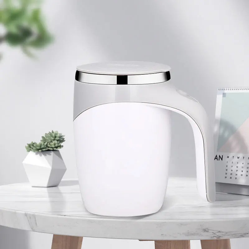 Rechargeable Model Automatic Stirring Cup Coffee Cup High Value Electric Stirring Cup Lazy Milkshake Rotating Magnetic Water Cup Quick Loop