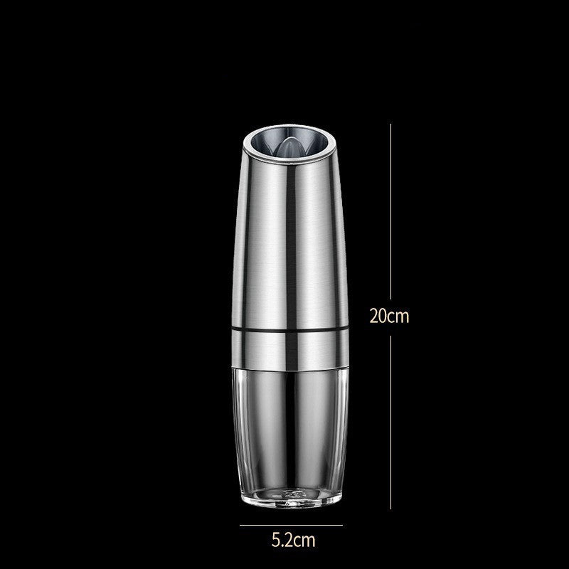 Rechargeable Electric Pepper And Salt Grinder Set One-Handed No Battery Needed Automatic Grinder With Adjustable Coarseness LED Light Refillable Quick Loop