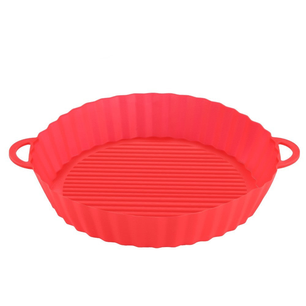 Air Fryer Tray Silicone Kitchen Supplies AirFryer Silicone Pot Grill Pan Accessories Disposable Paper Liner Quick Loop