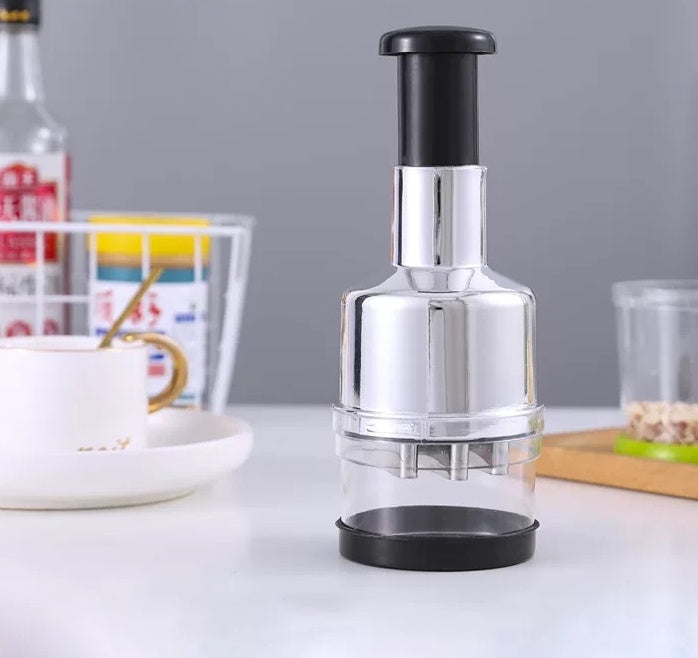 Clap Knife Multi-function Garlic Cutter Vegetable Cutter Manual Clap Knife Kitchen Supplies Household Stainless Steel Smashing Garlic Artifact Quick Loop