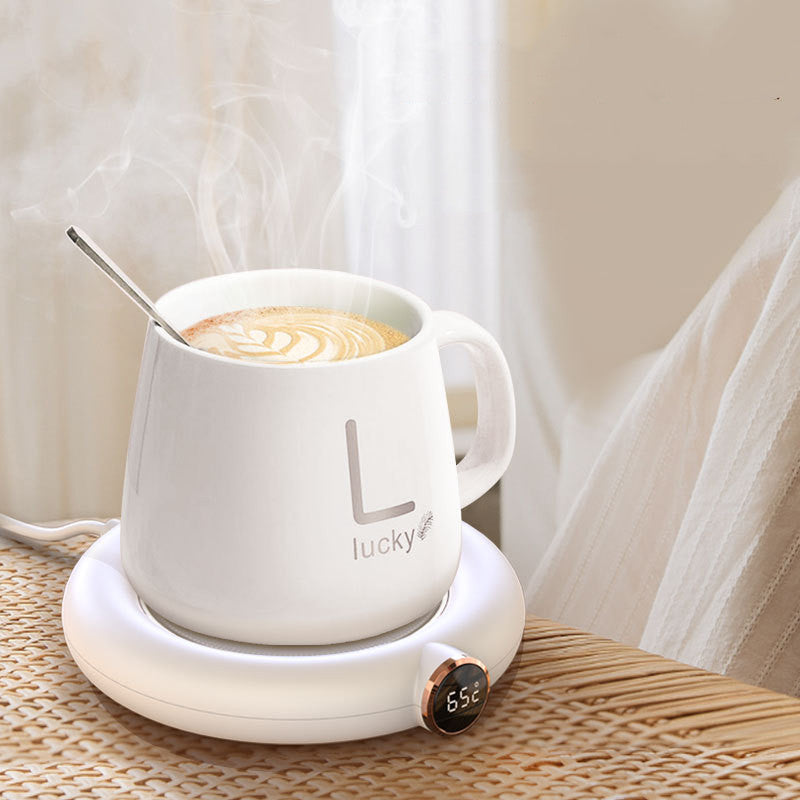 Coffee Mug Warmer Warm Coaster Smart Heating Cup Thermal Insulation Constant Temperature Coaster Heating Pad Desktop Quick Loop