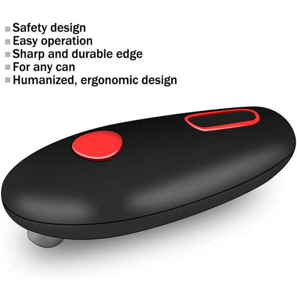 Electric Can Opener Automatic Jar Bottle Can Machine One Touch Portable Kitchen Hand Free Opening Opener Tool Gadgets Quick Loop