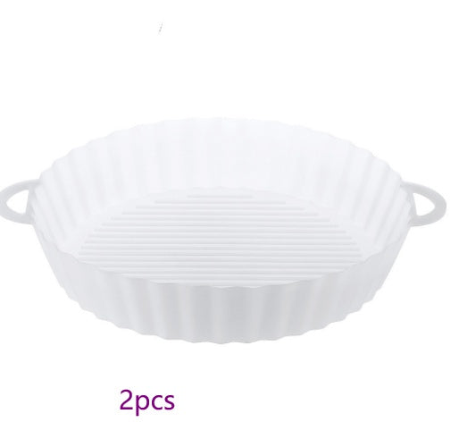 Air Fryer Tray Silicone Kitchen Supplies AirFryer Silicone Pot Grill Pan Accessories Disposable Paper Liner Quick Loop