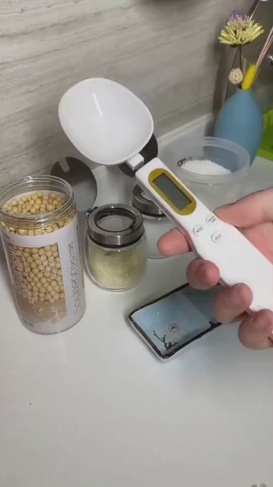 LCD Digital Kitchen Scale Spoon